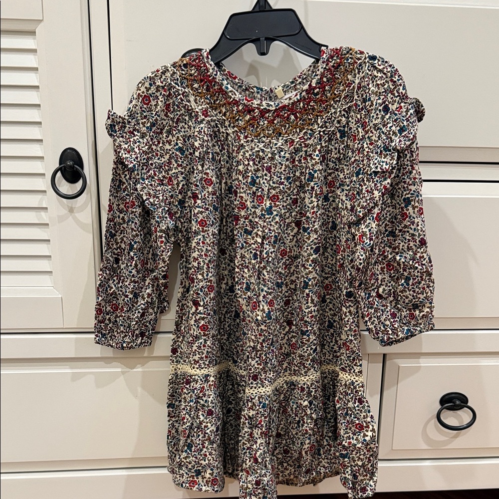 Zara Multicolor Floral Kids Blouse
